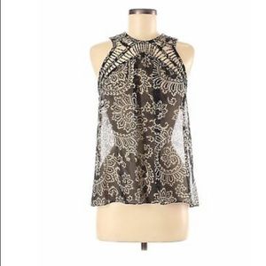 Silk sleeveless blouse by Leifnotes.